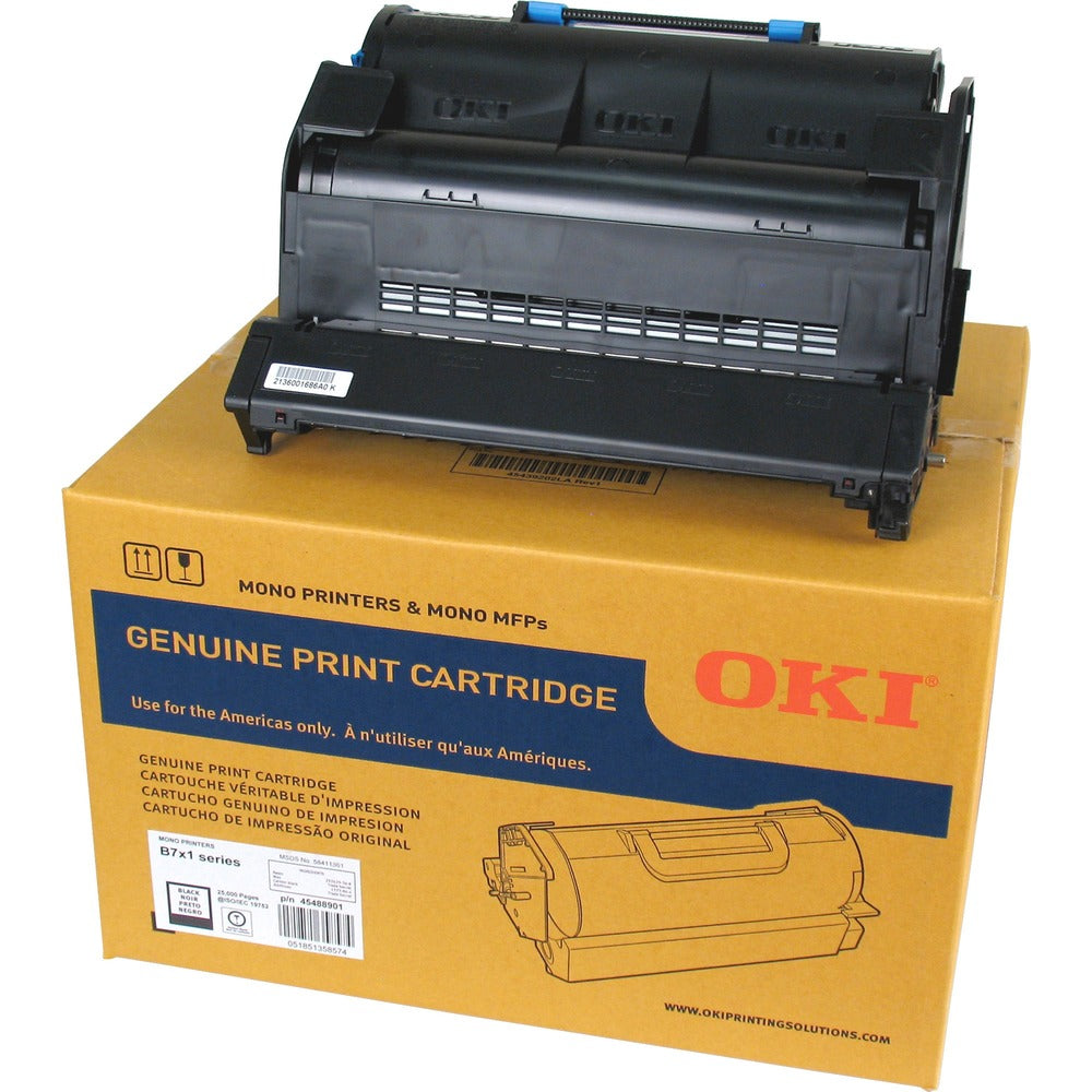 Image of OKI Toner Cartridge, 25,000 Page Yield, Black