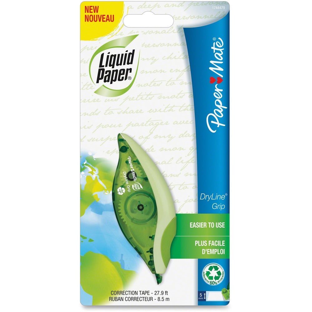 Image of Paper Mate Correction Film, Dryline, 5mmx6m, Green Dispenser