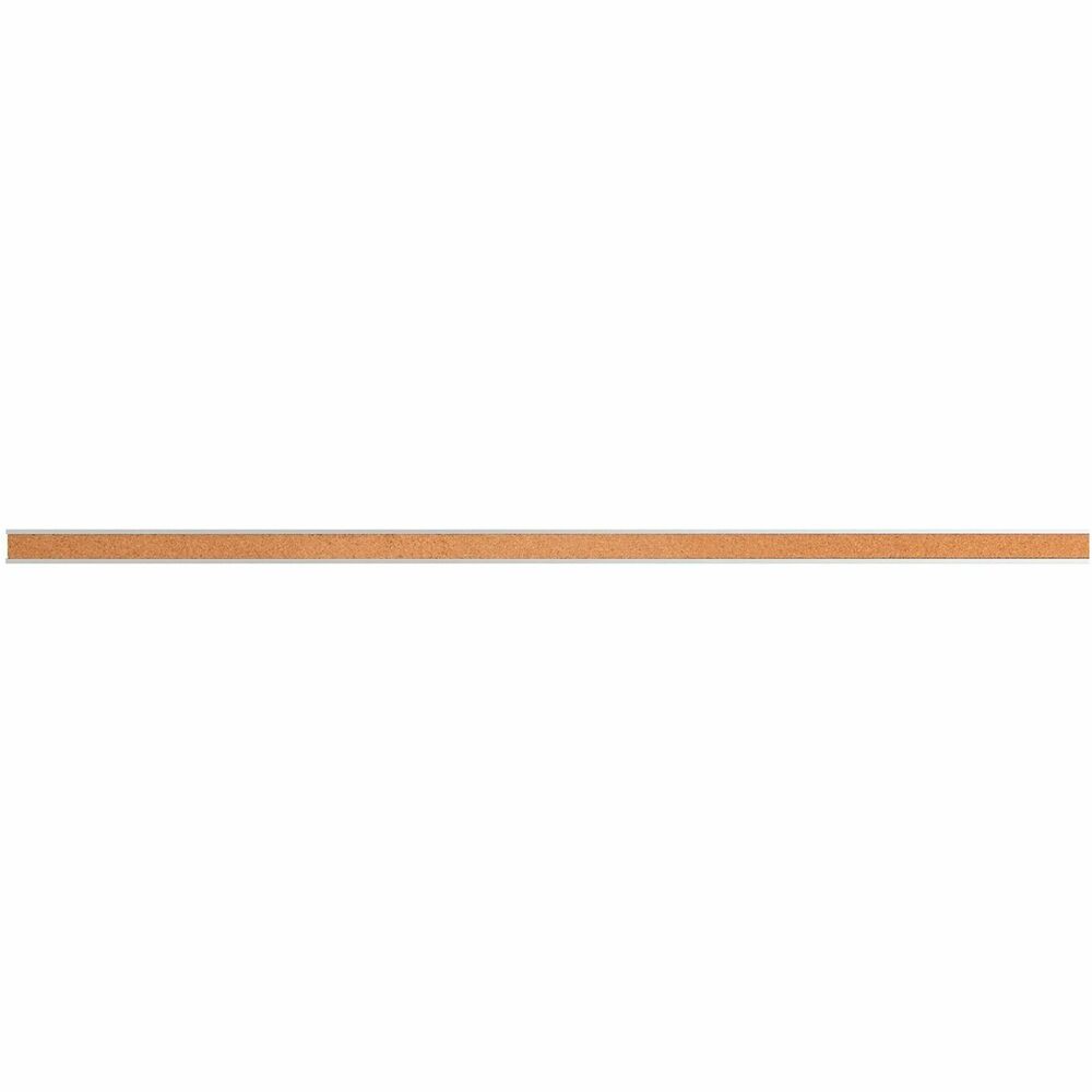 Image of Lorell Cork Bulletin Bar, 18", Self-Sealing Strip, Aluminum