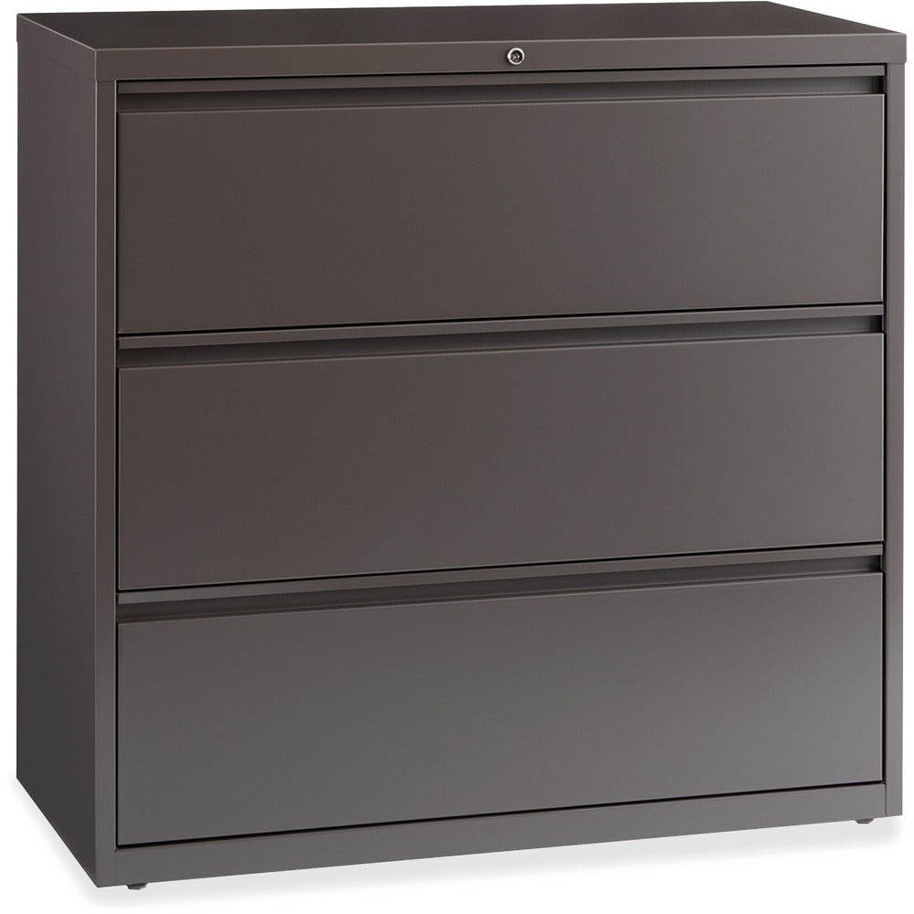 Image of Lorell Lateral File, 3-Drawer, 42"x18-5/8",40-1/4", Medium Tone