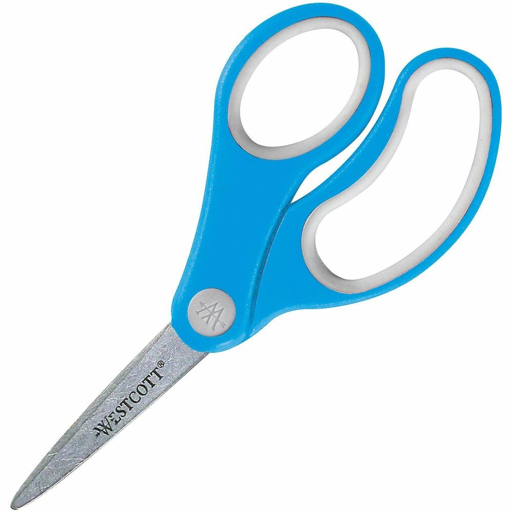Image of Acme United Corporation Kids Scissors, Soft Handle, Pointed, 5", STST Blades/ AST