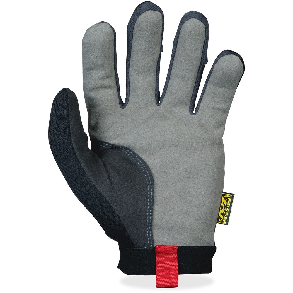 Image of Mechanix Wear Utility Gloves, Hook/Loop Closure, Stretch, Size 9