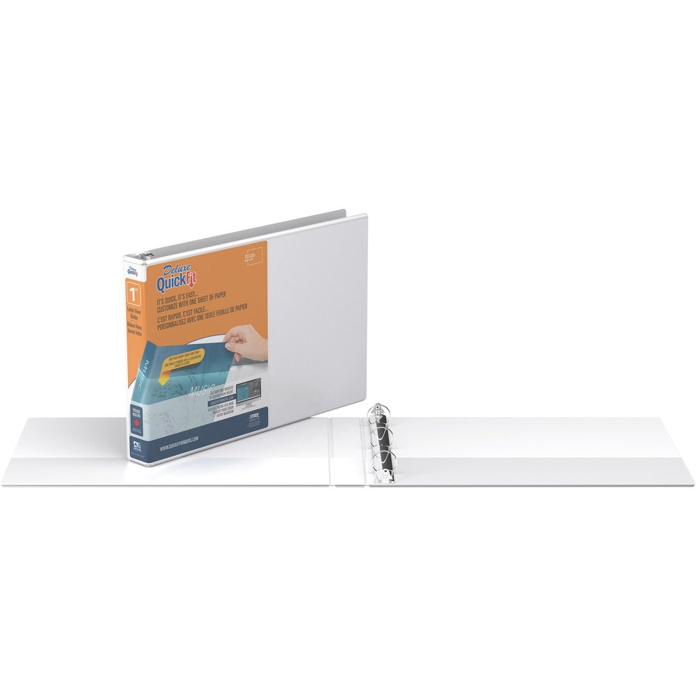 Image of Stride, Inc. Landscape Binder, 1" Capacity, Round Rings, 8-1/2"x11", WE