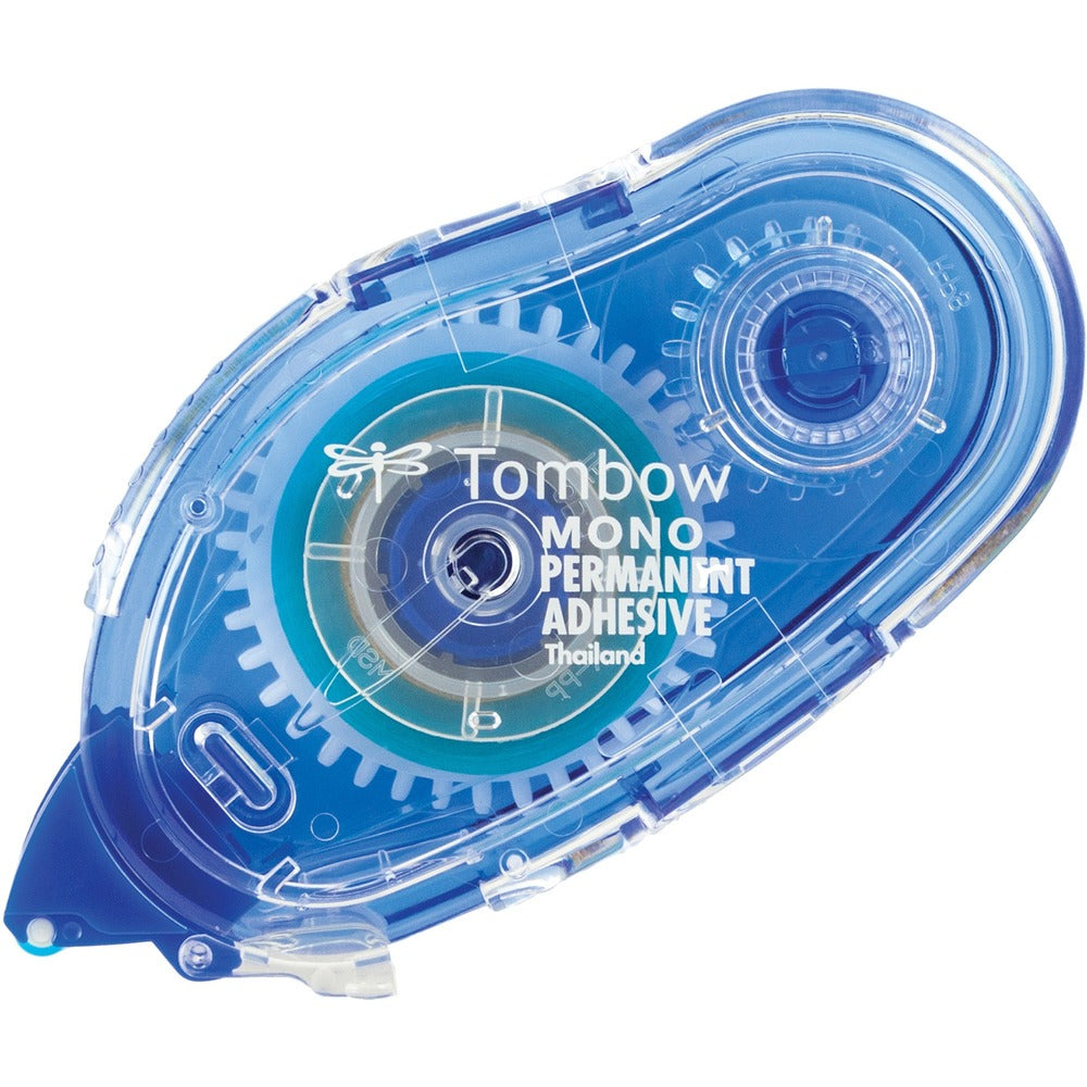 Image of Tombow Permanent Adhesive Applicator, Refillable, 1/3"x472", Clear
