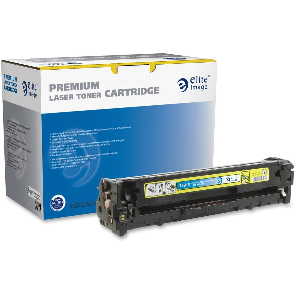 Image of Elite Image Remanufactured Toner Cartridge, 1800 Page Yield, Yellow