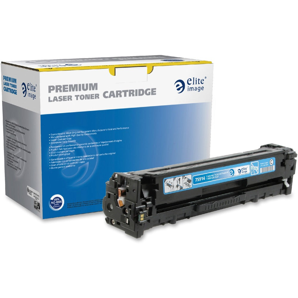 Image of Elite Image Remanufactured Toner Cartridge, 1800 Page Yield, Cyan