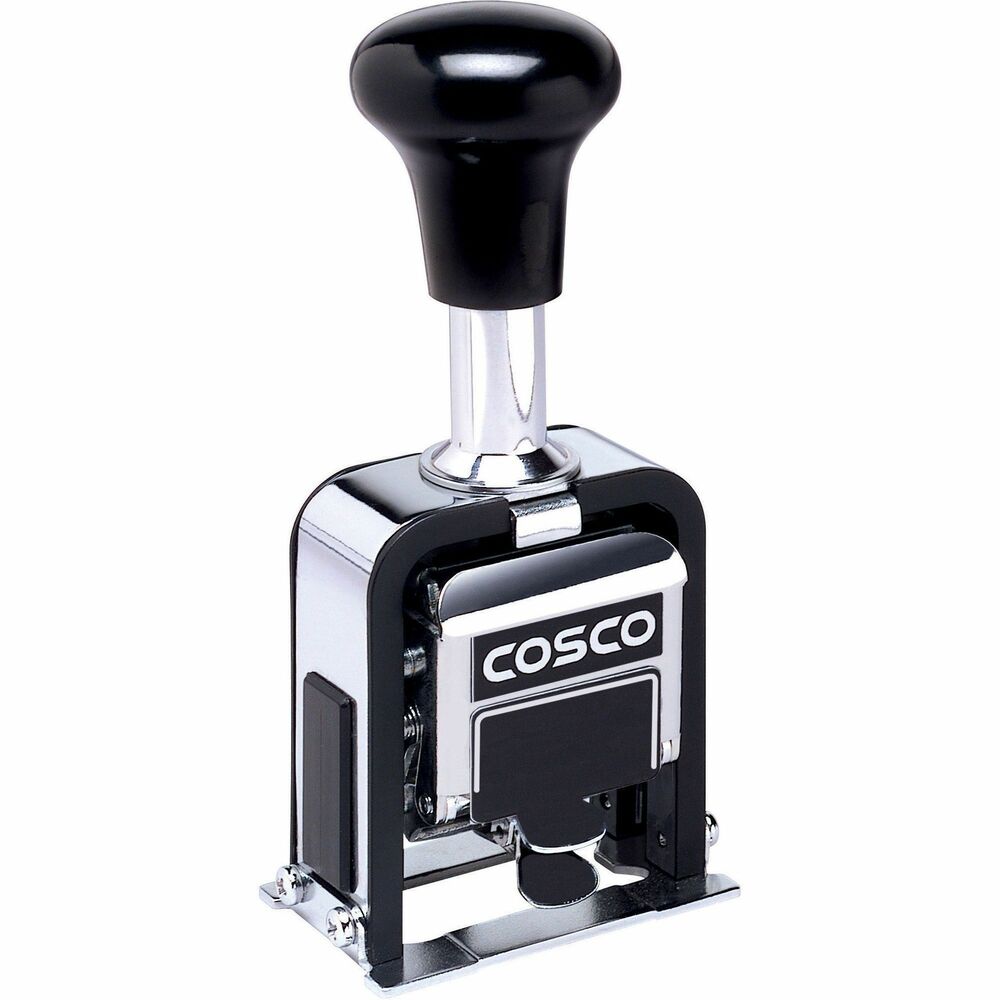 Image of Consolidated Stamp Mfg.,Co. Automatic Numbering Machine, Automatic, Black