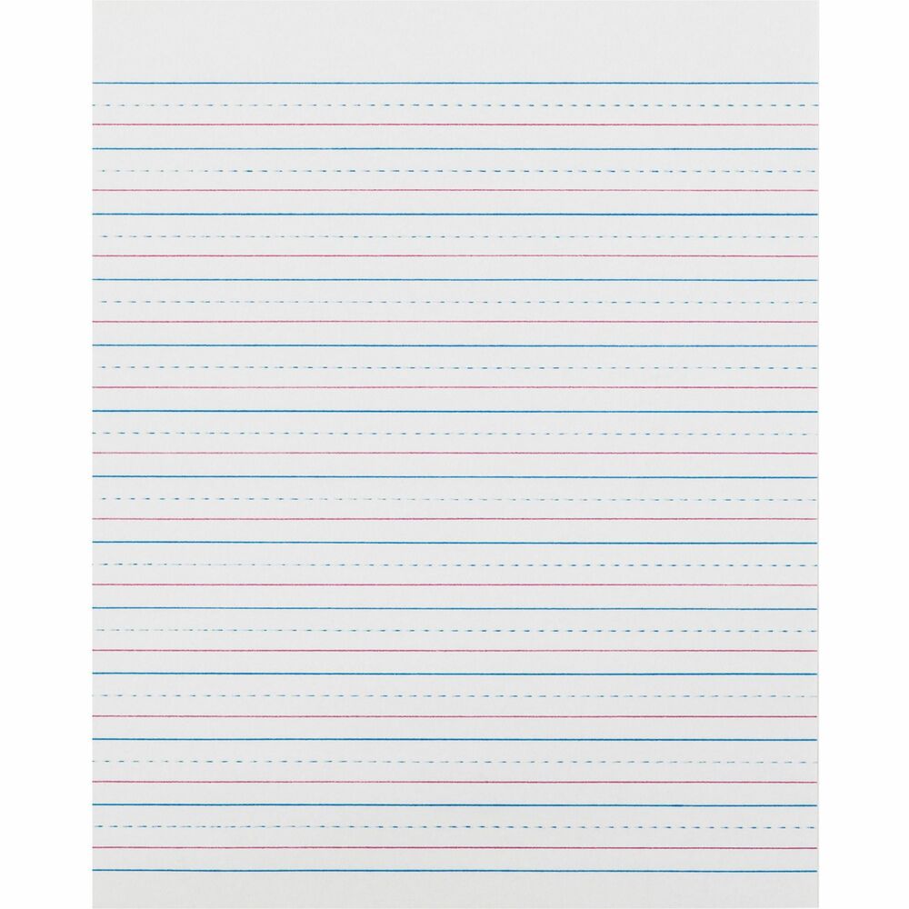 Image of Pacon Sulphite Paper,Short Ruled,Grade-2,10-1/2"x8",500/RM,WE