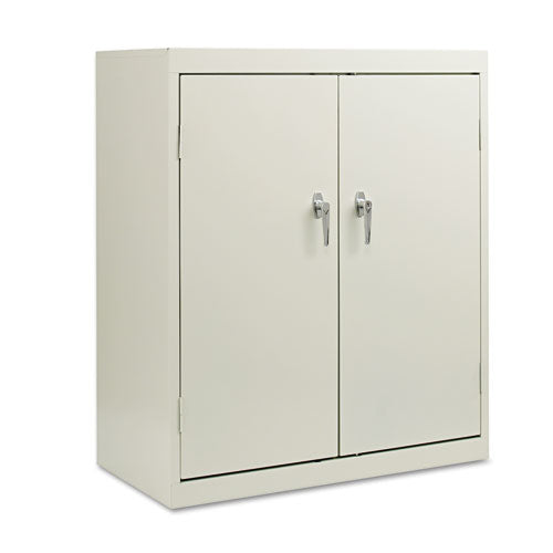 Image of Alera® Assembled 42" High Heavy-Duty Welded Storage Cabinet, Two Adjustable Shelves, 36w X 18d, Light Gray