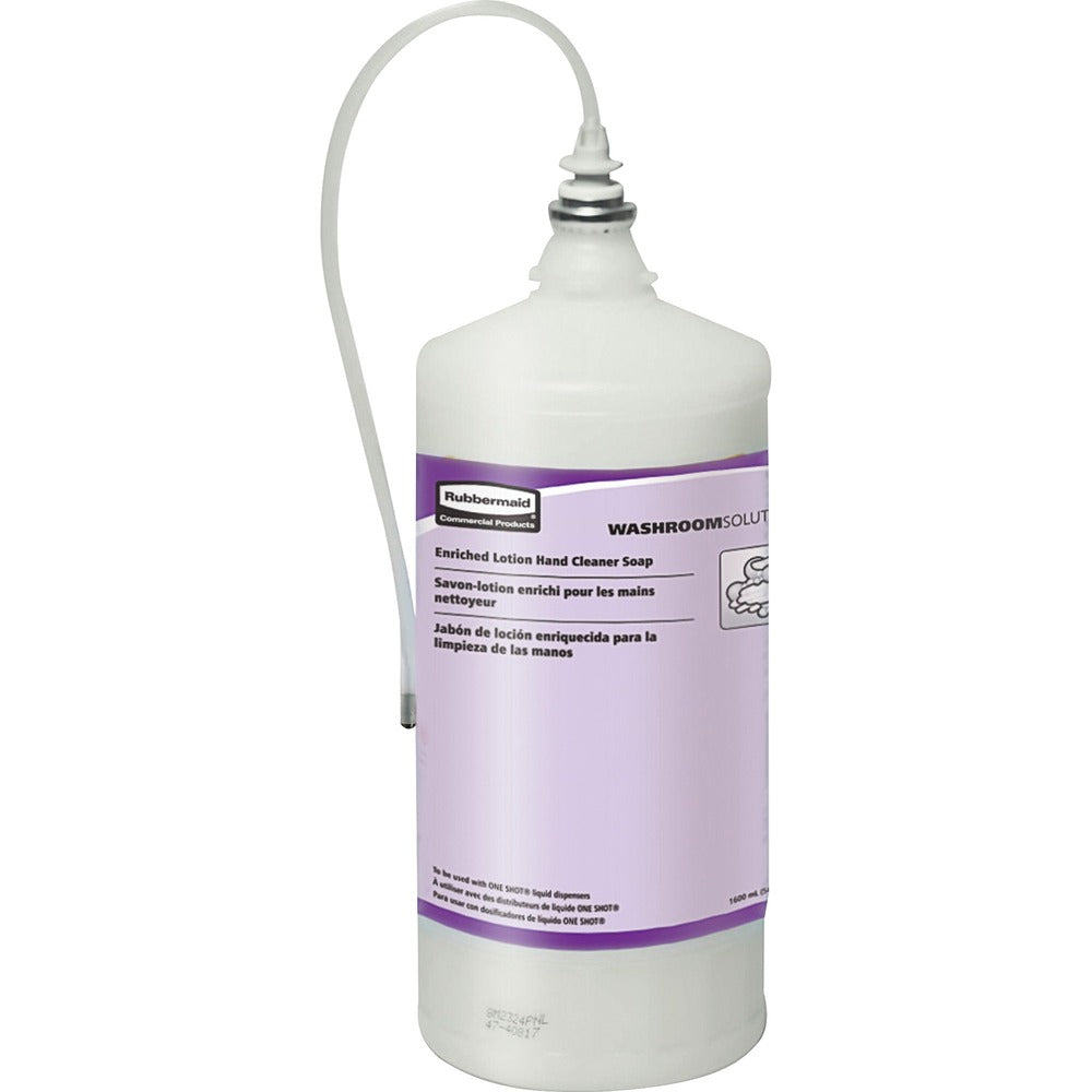 Image of Rubbermaid Commercial Products Lotion Soap Refill,Green Seal Cert,1-Shot,1600ml,4/CT,White