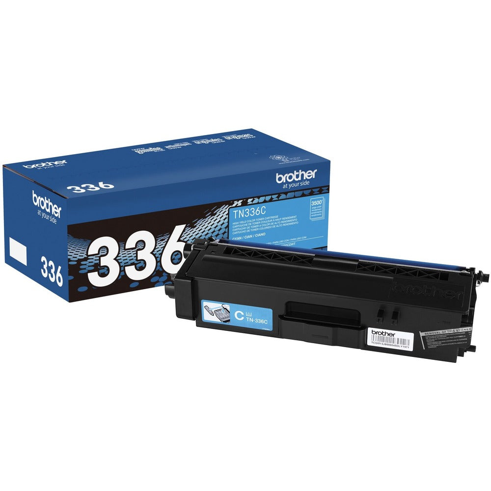 Image of Brother Toner Cartridge, 3500 PG Yield, Cyan
