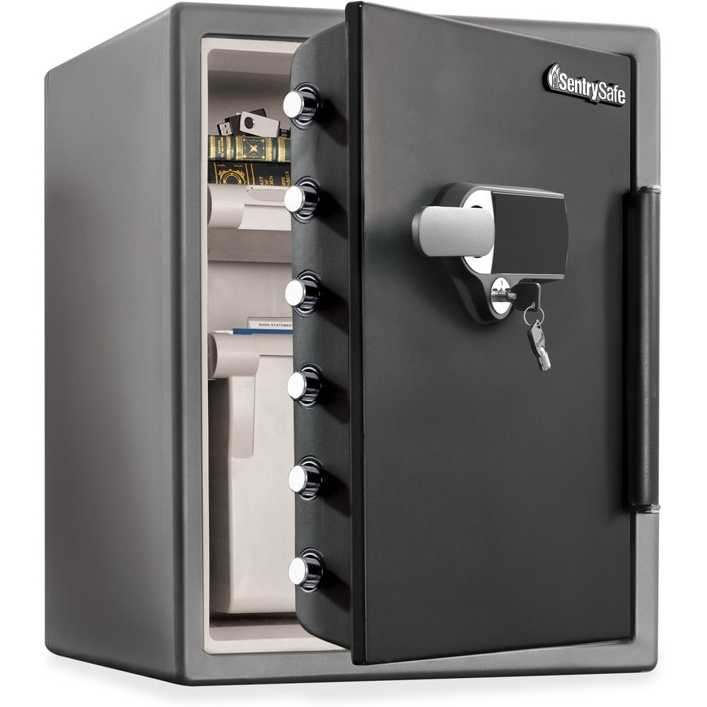 Image of Sentry Safe Fire/Water Safe, w/ Digital Alarm, 18.6"x19.3"x23.8", GMBK