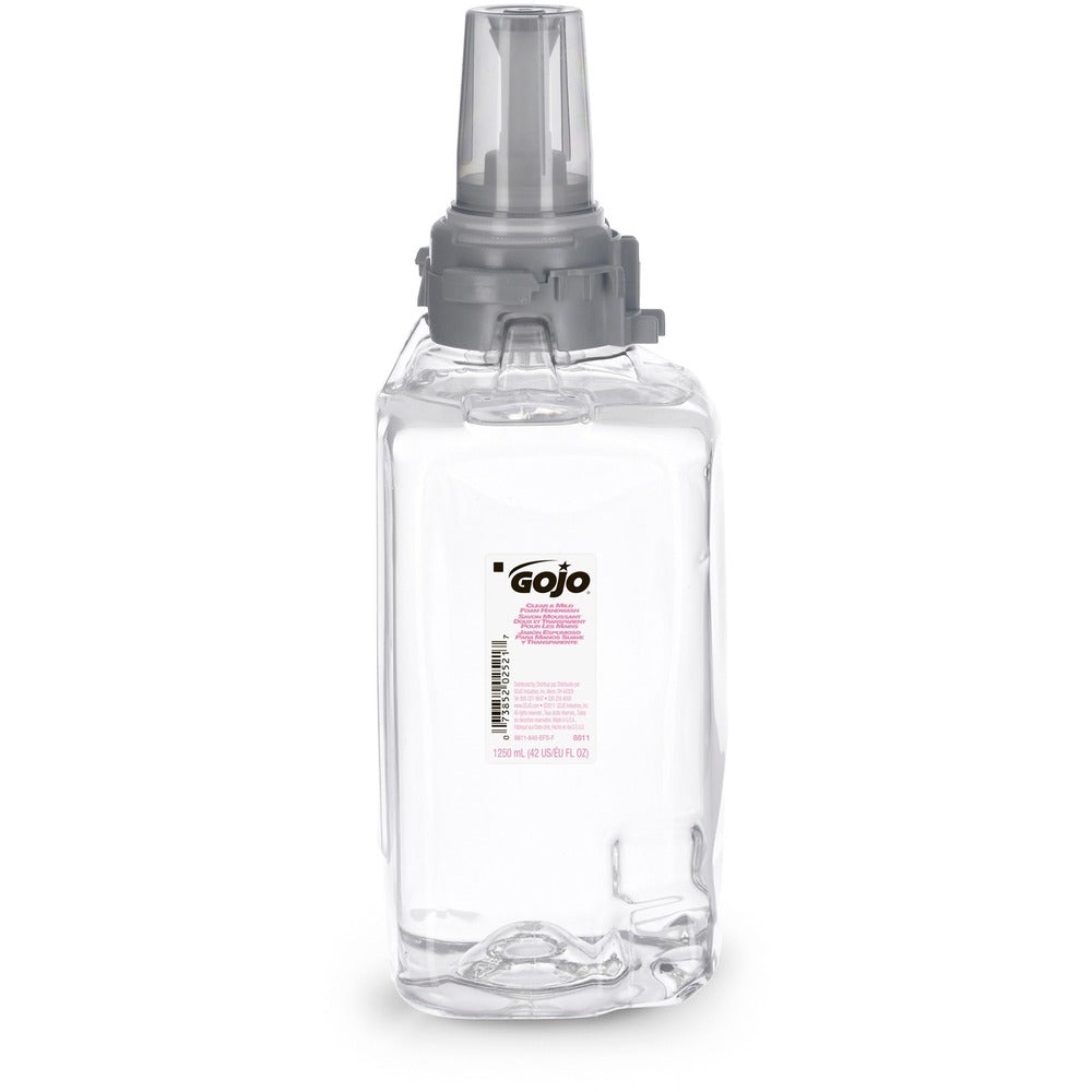 Image of Gojo Foam Soap Handwash Refill,f/ADX-12,CleanMild,1250 ml,3/CT,CL