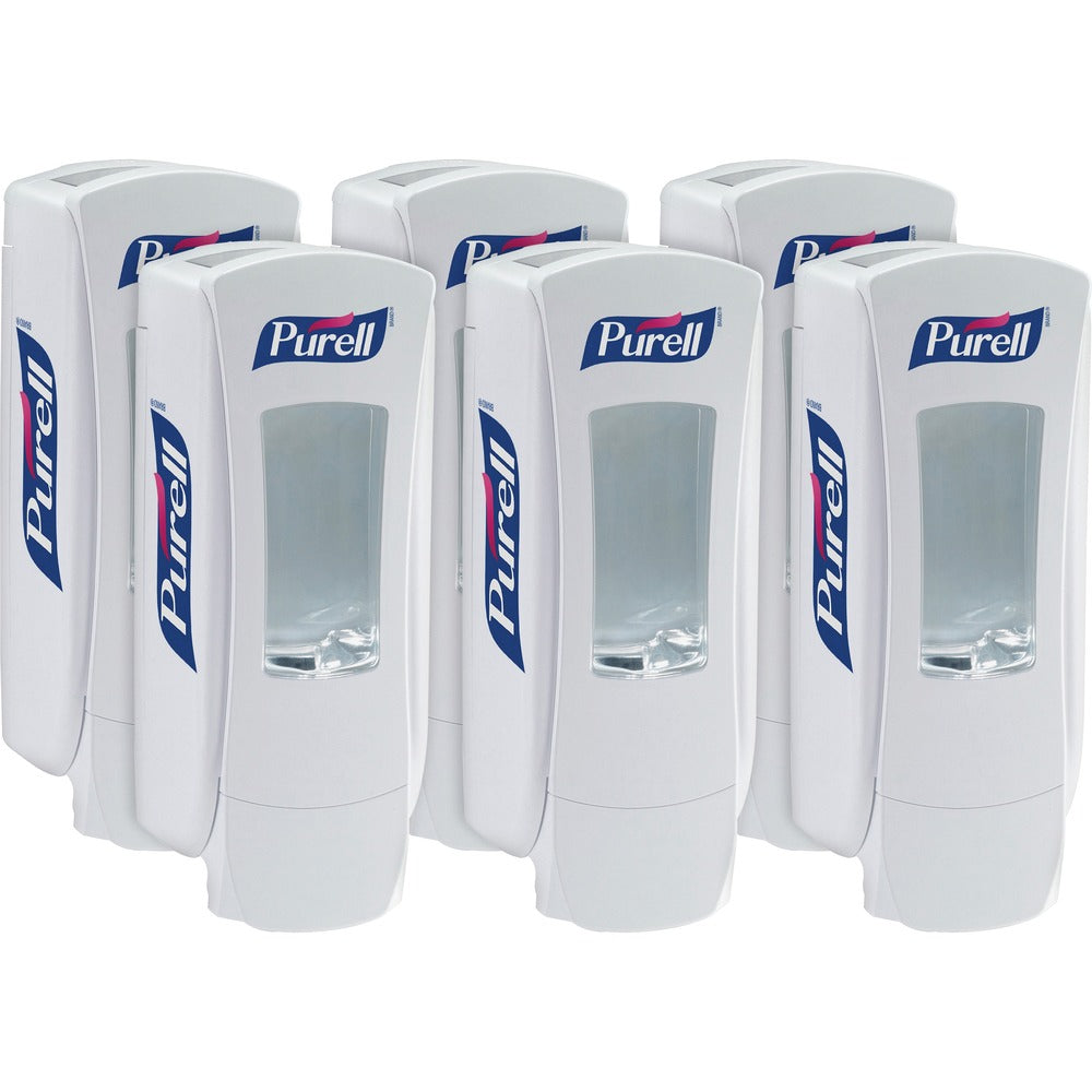 Image of Gojo Dispenser,f/Sanitizer,1250 ml,4-1/2"x4"x11-1/4",6/CT, WE
