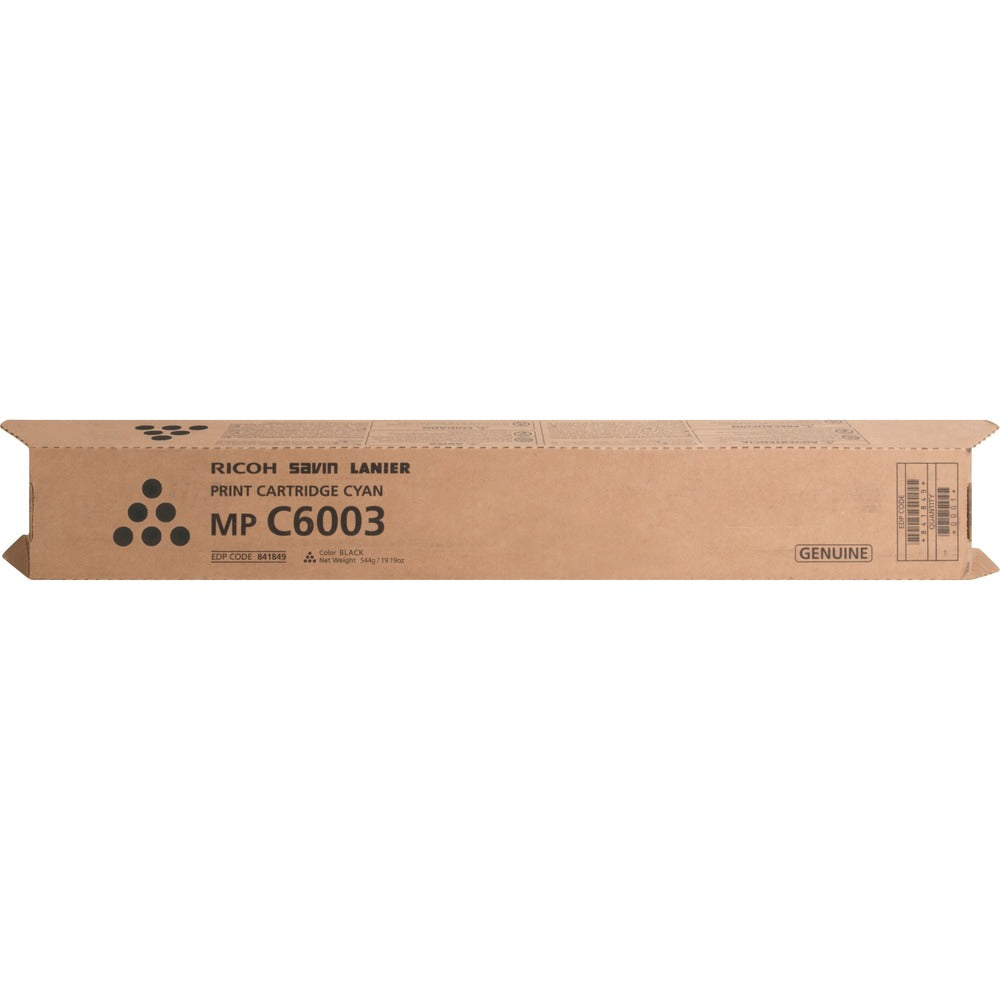 Image of Ricoh Office Products Toner Cartridge, f/ MPC6003, 33000 Page Yield, BK