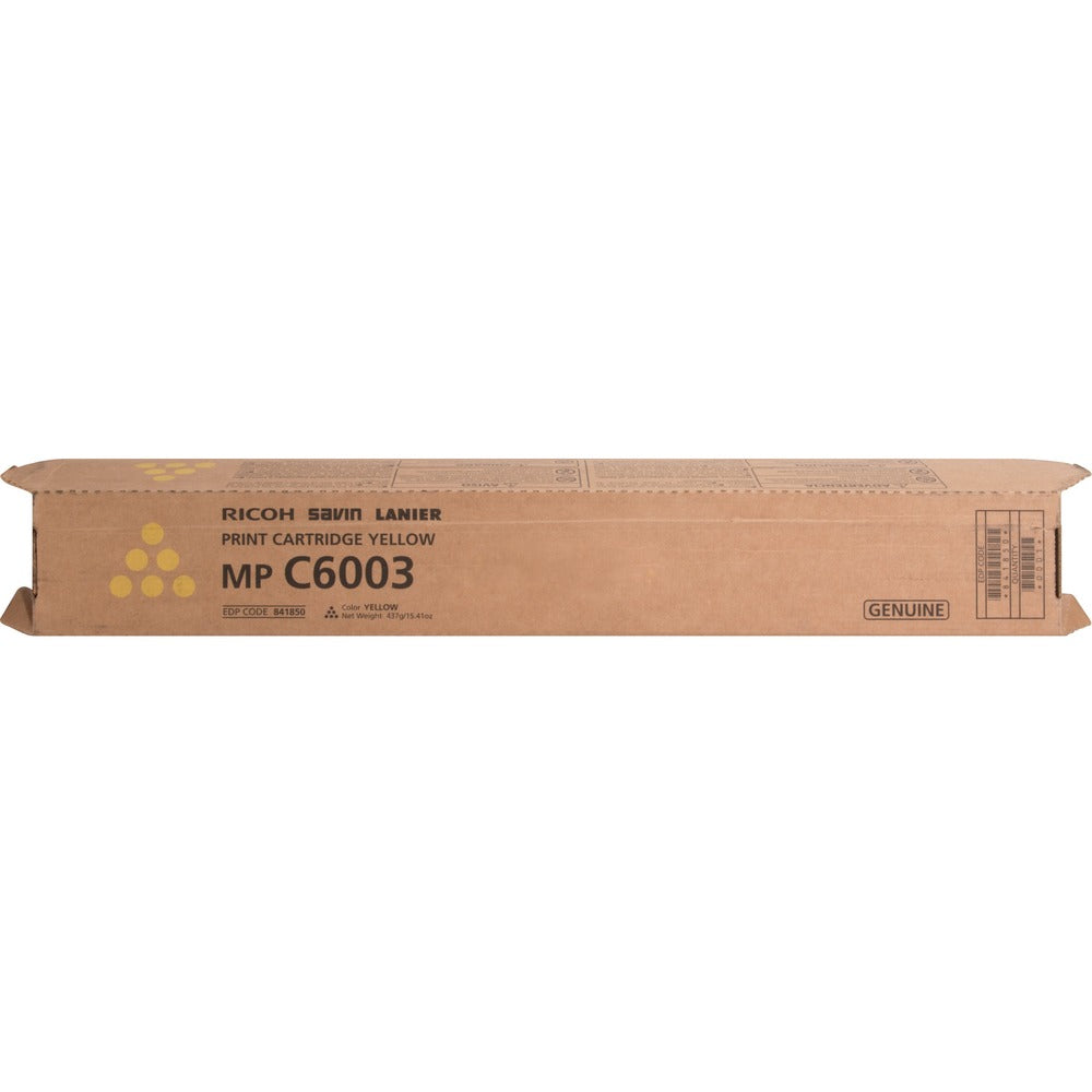 Image of Ricoh Office Products Toner Cartridge, f/ MPC6003, 22500 Page Yield, YW