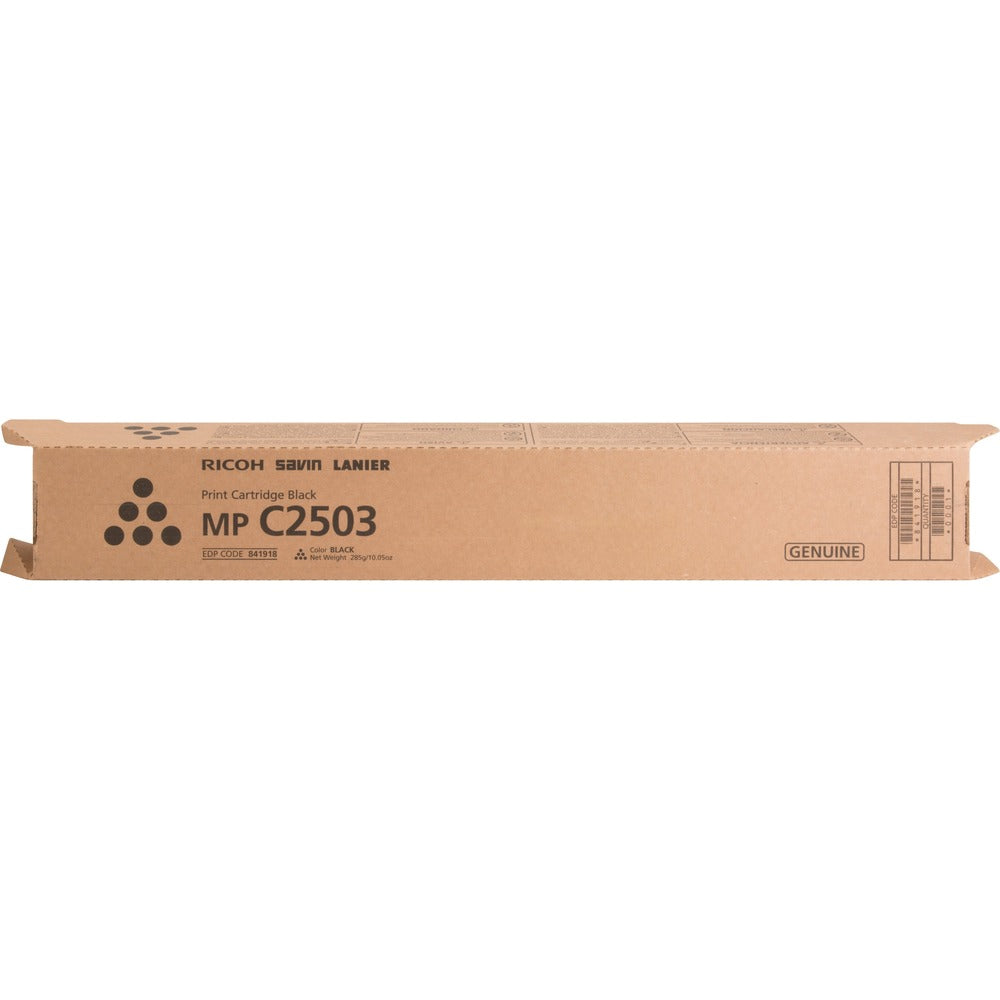 Image of Ricoh Office Products Toner Cartridge, f/MPC2503, 15000 Page Yield, BK