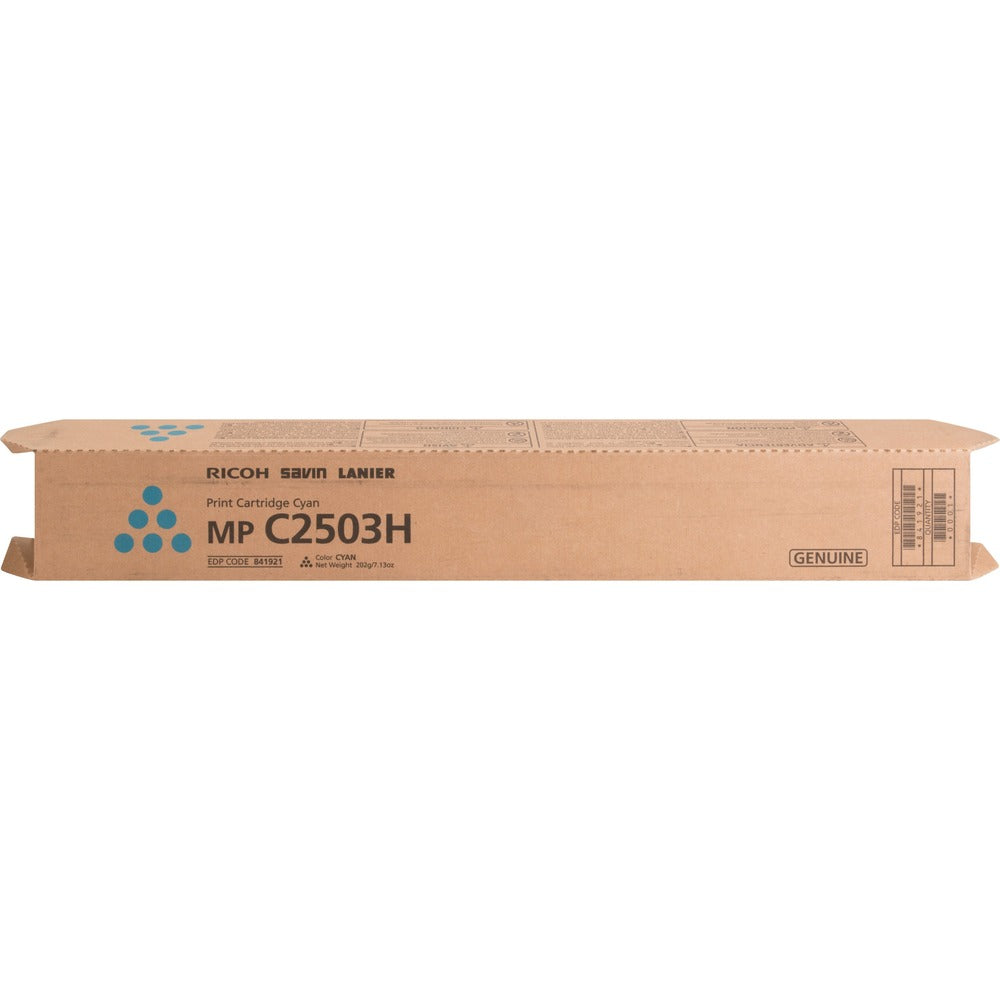 Image of Ricoh Office Products Toner Cartridge, f/MPC2503, 9500 Page Yield, CYN