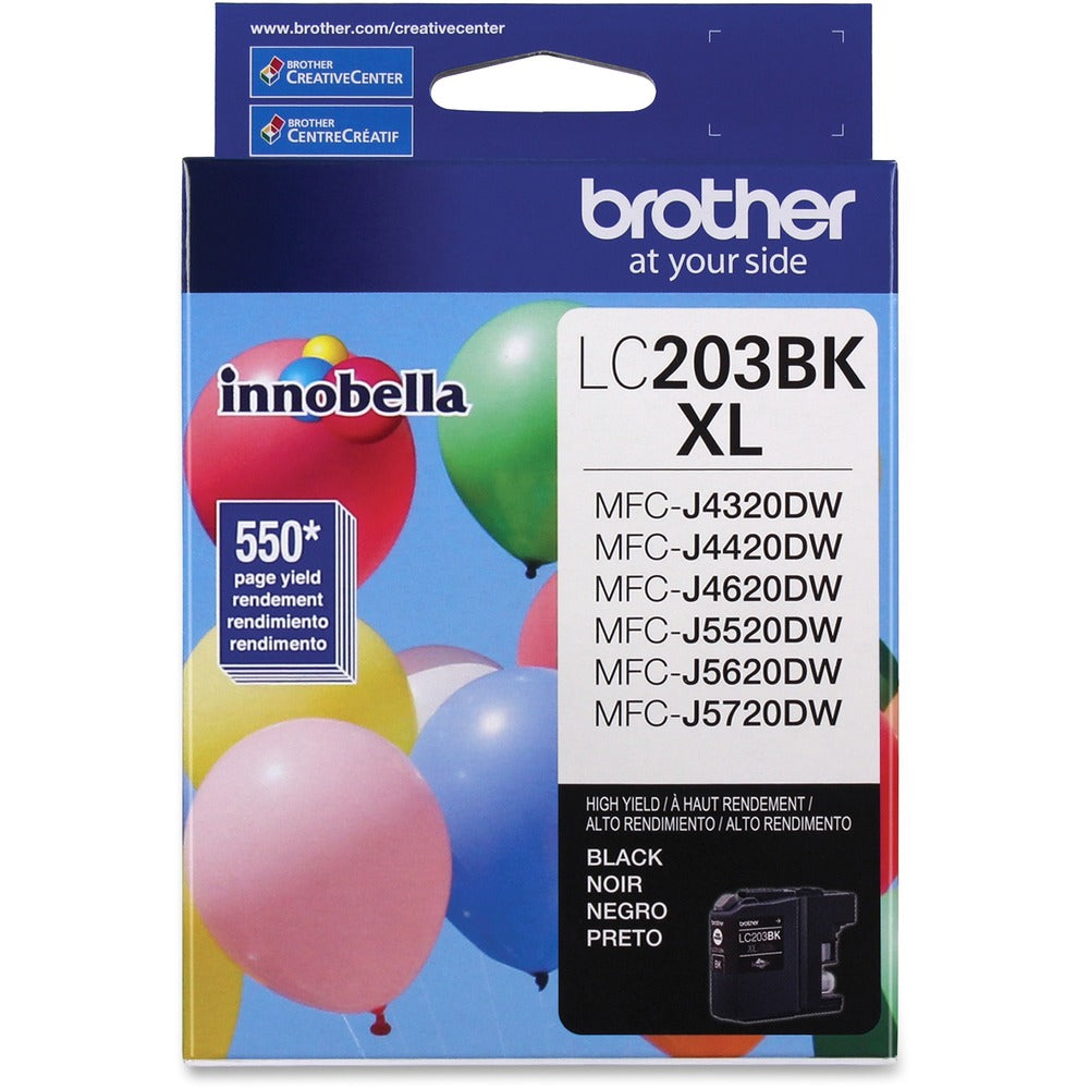 Image of Brother Ink Cartridge, High Yield, 550 Page Yield, Black