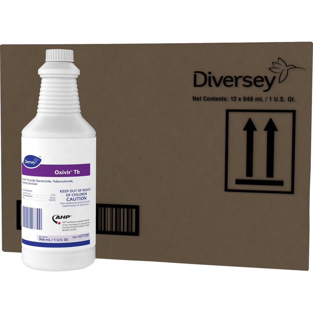Image of Diversey Care Disinfectant Cleaner, Spray, 32oz, 12/CT, Clear