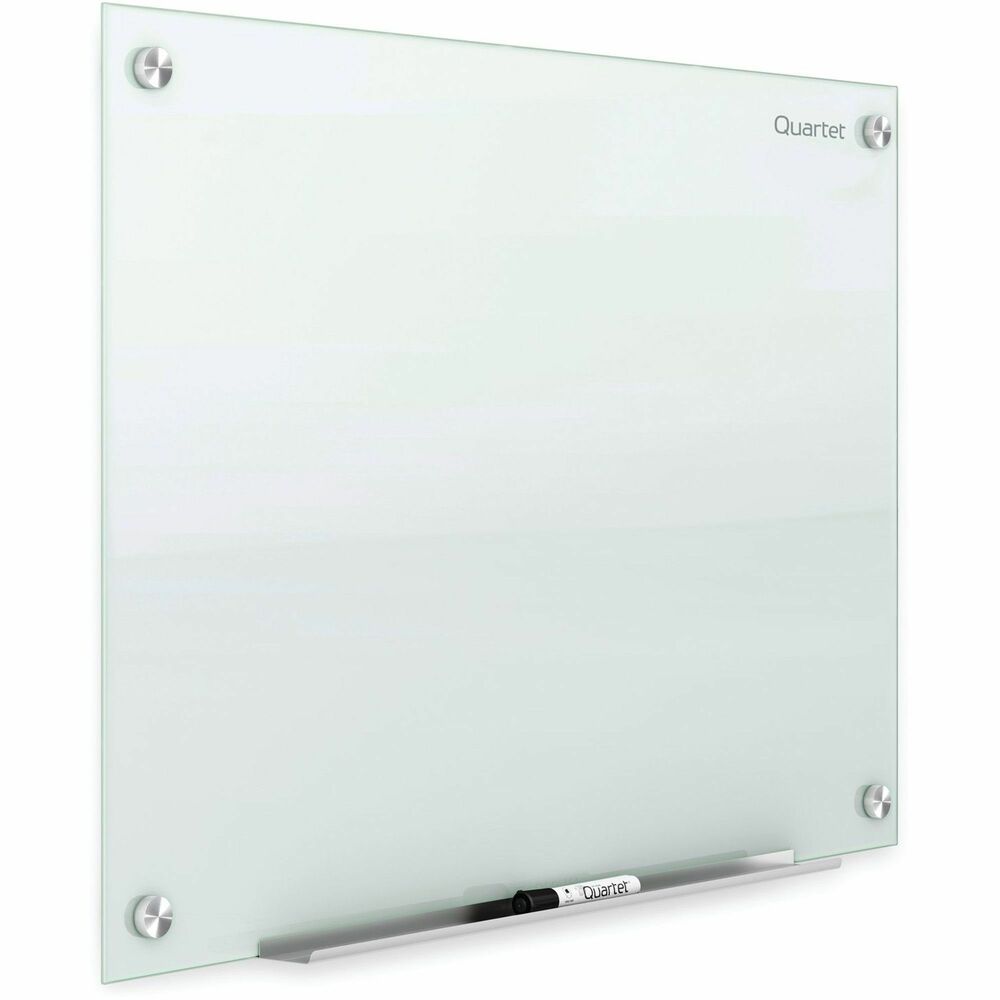 Image of Quartet Glass Marker Board, Infinity, Frameless, 8"x4", White