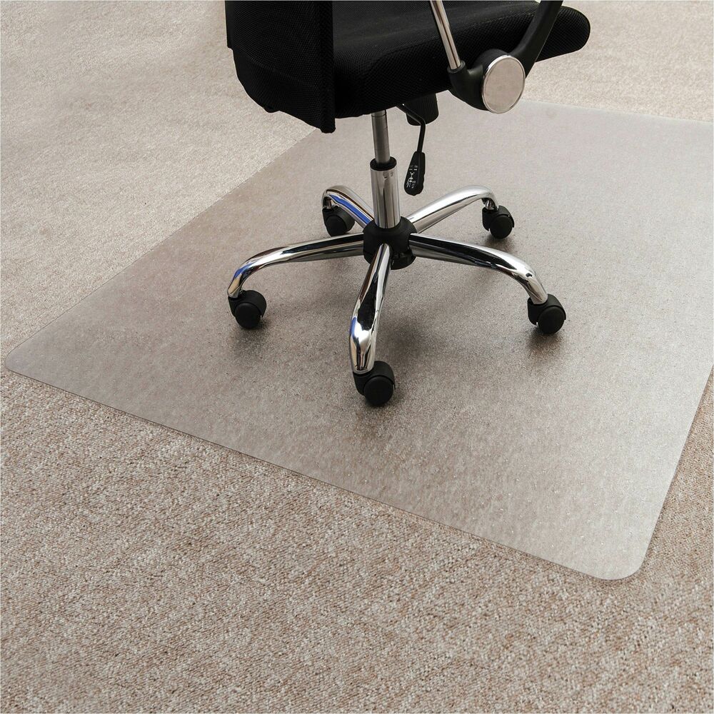 Image of FloorTex Eco-friendly Chairmat, Rectangle, 30"x48", Clear