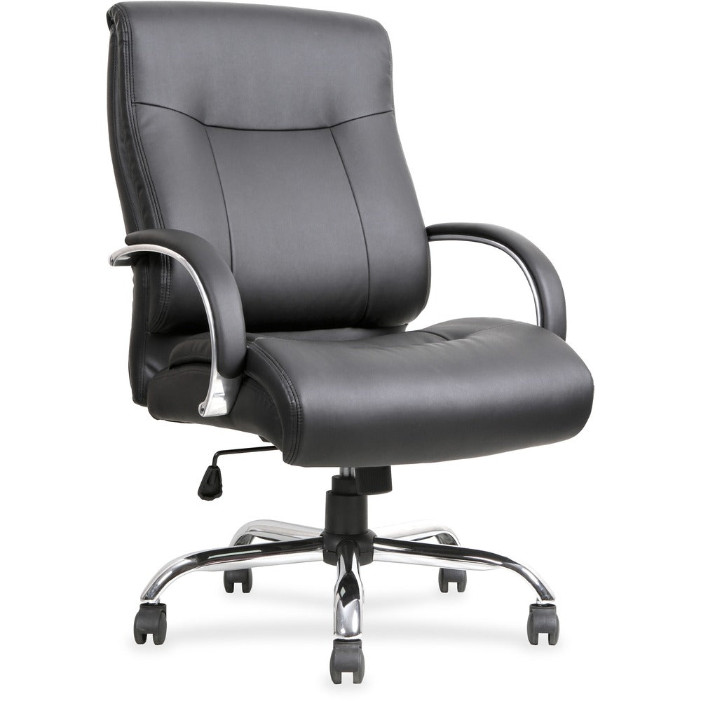 Image of Lorell Chair, 450lb Capacity, 22-7/8"x30-1/4"x46-7/8", Black
