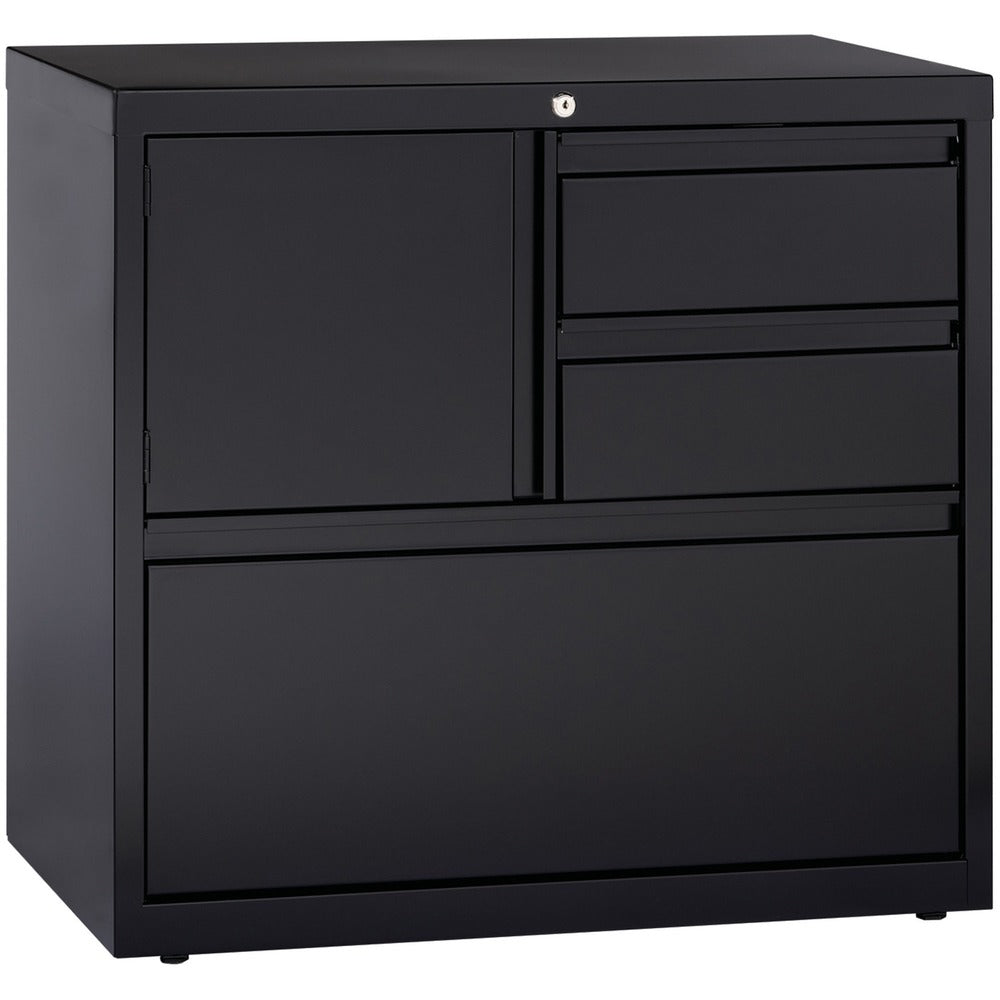 Image of Lorell PSC Door Lateral File, 30"x18-5/8"x28", Black