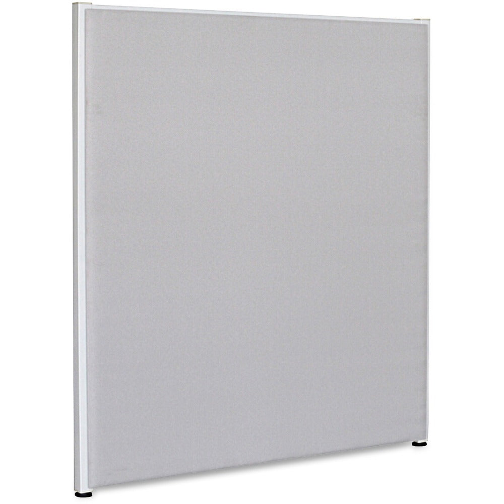 Image of Lorell Fabric Panel, w/Adjustable Glides, 60"x72", Gray