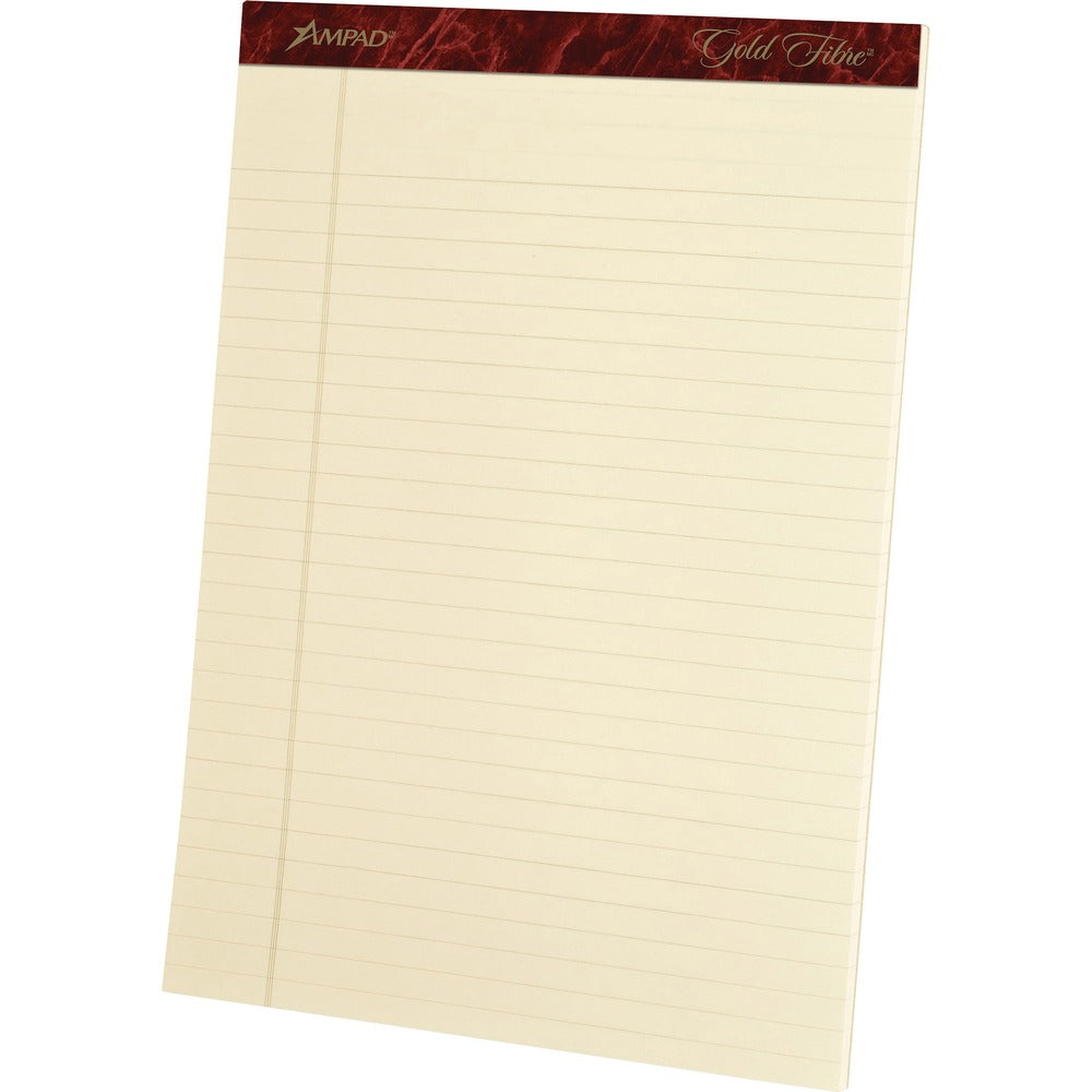 Image of Tops Legal Pads,20 lb.,Legal Ruled,8-1/2"x11-3/4",4/PK,Ivory
