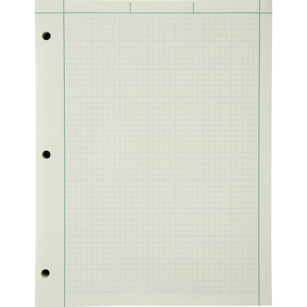 Image of Tops Engineer Pads,Ruled 5x5 Sq/Inch,200 Shts/Pad,8-1/2"x11",GN