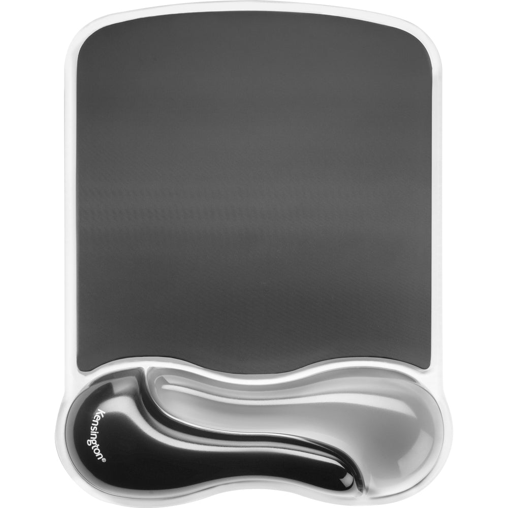 Image of Kensington Mouse Pad,w/ Wrist Pillow,Duo Gel,7-1/4"x9-1/2"x13-32",BK/BE