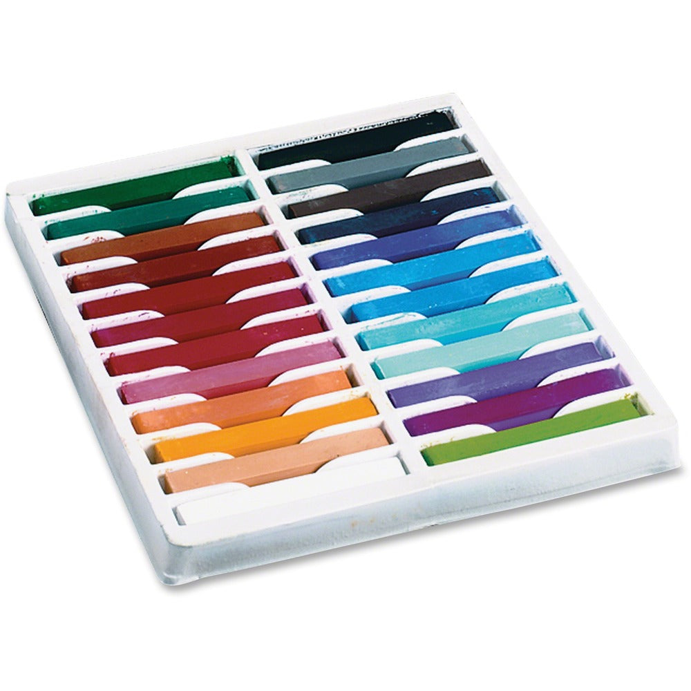 Image of Pacon Pastel Sticks, 2-1/2"Lx3/8"Square, 24/ST, AST