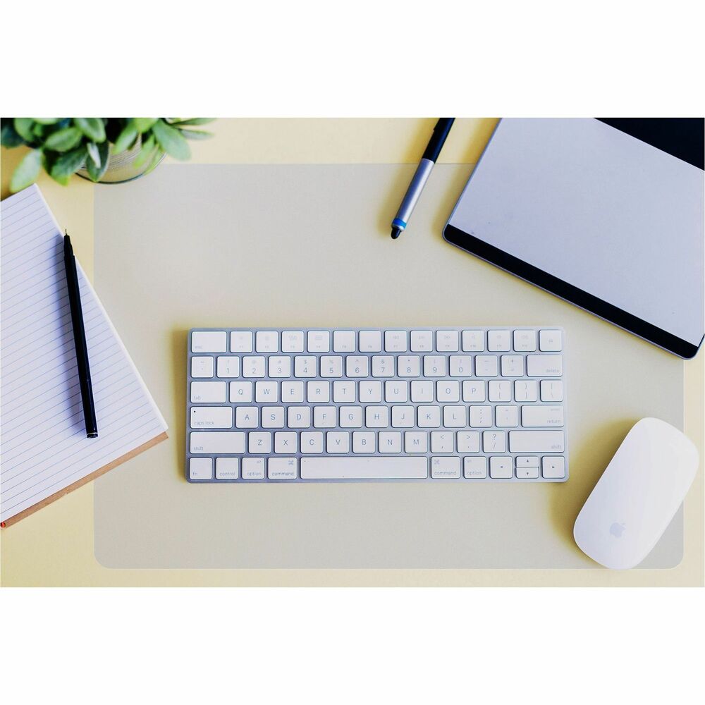 Image of FloorTex Desk Pad, Heat-Resistant, Anti-Slip, 20"x36", Clear