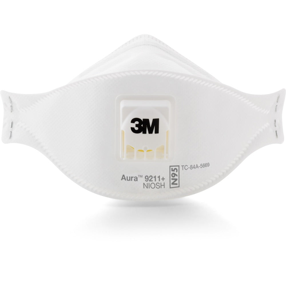 Image of 3M Particulate Respirator, N95, Standard SZ, 10/BX, White