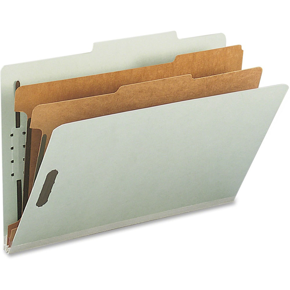 Image of Nature Saver Classification Folder,w/ Fast,LGL,2 Div,2/5 Cut,10/BX,GYGN
