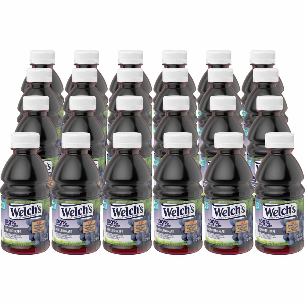 Image of Welch's Concord Grape Juice, Welch's, 100% Juice, 10oz, 24/CT