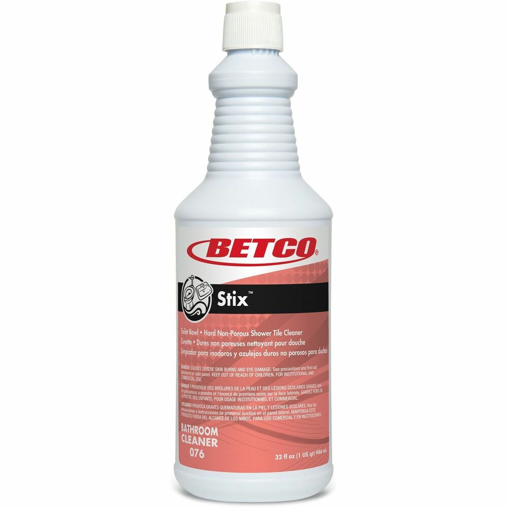 Image of Betco Corporation Toilet Bowl Cleaner,20%Phosphoric Acid,RTU,32oz,12/CT,Pink