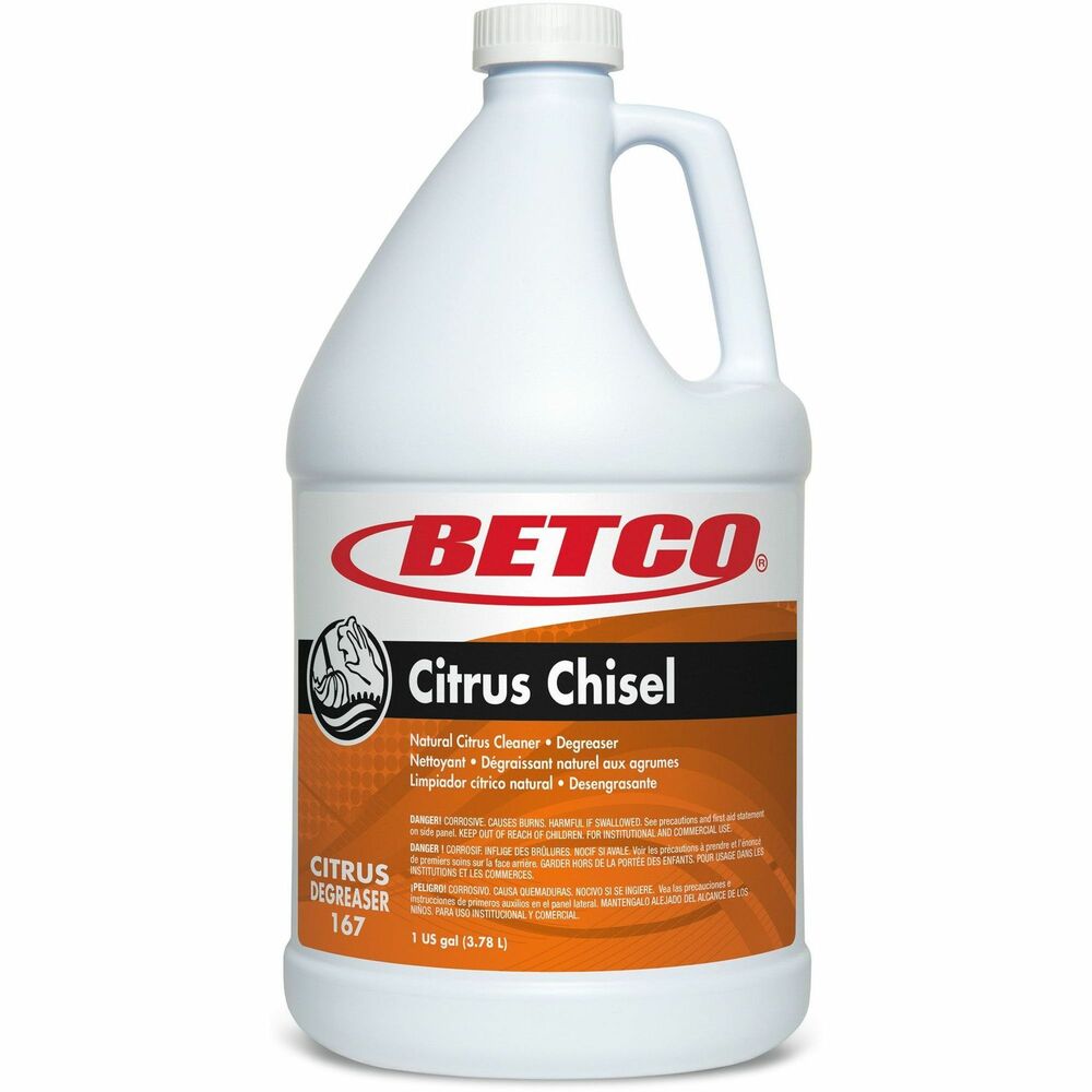 Image of Betco Corporation Cleaner/Degreaser,Conc,Hvy-dty,Citrus,1 Gal 4/CT,Orange
