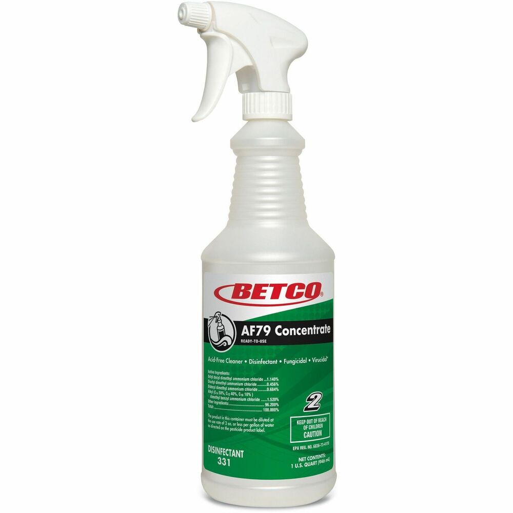 Image of Betco Corporation Empty Bottle,Spray,f/AF79 Disinfectant,32 oz,12/CT,MI