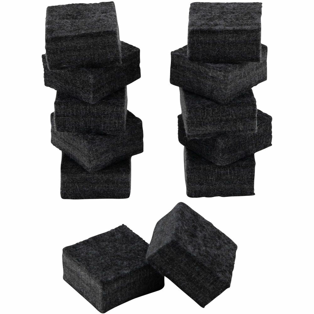 Image of Charles Leonard, Inc Multipurpose Board Eraser, 2"x2", 12/PK, Charcoal