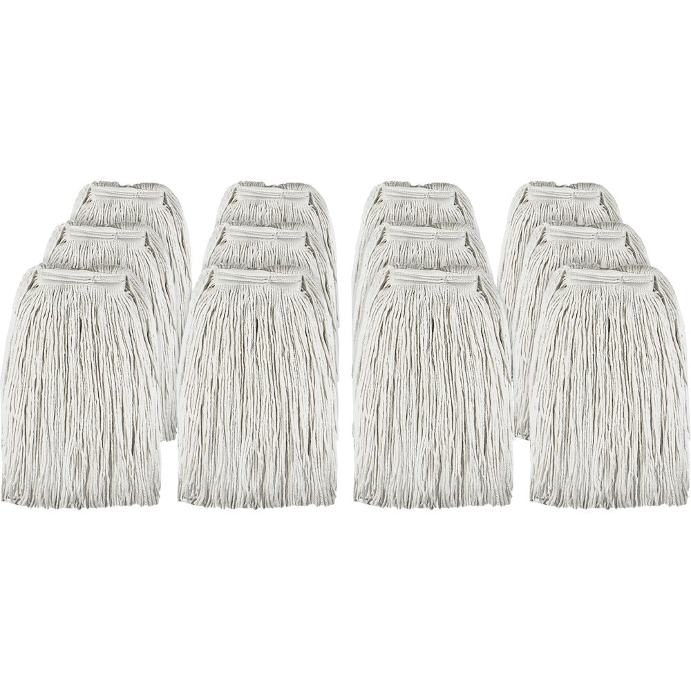 Image of Genuine Joe Mop Head Refill,f/Saddle/Jaw Type Handle, 16oz., 12/CT, NL