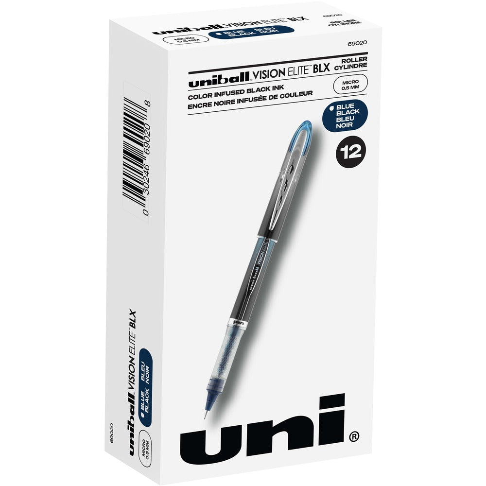 Image of uni-ball Corporation Rollerball Gel Pen, Refill, Micro Pt,.5mm ,BE/BK Ink