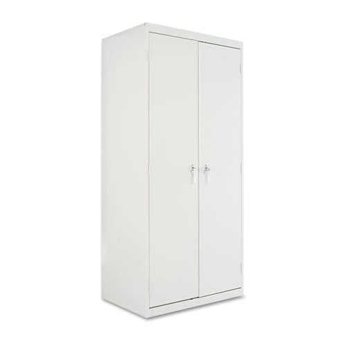 Image of Alera® Assembled 78" High Heavy-Duty Welded Storage Cabinet, Four Adjustable Shelves, 36w X 24d, Light Gray