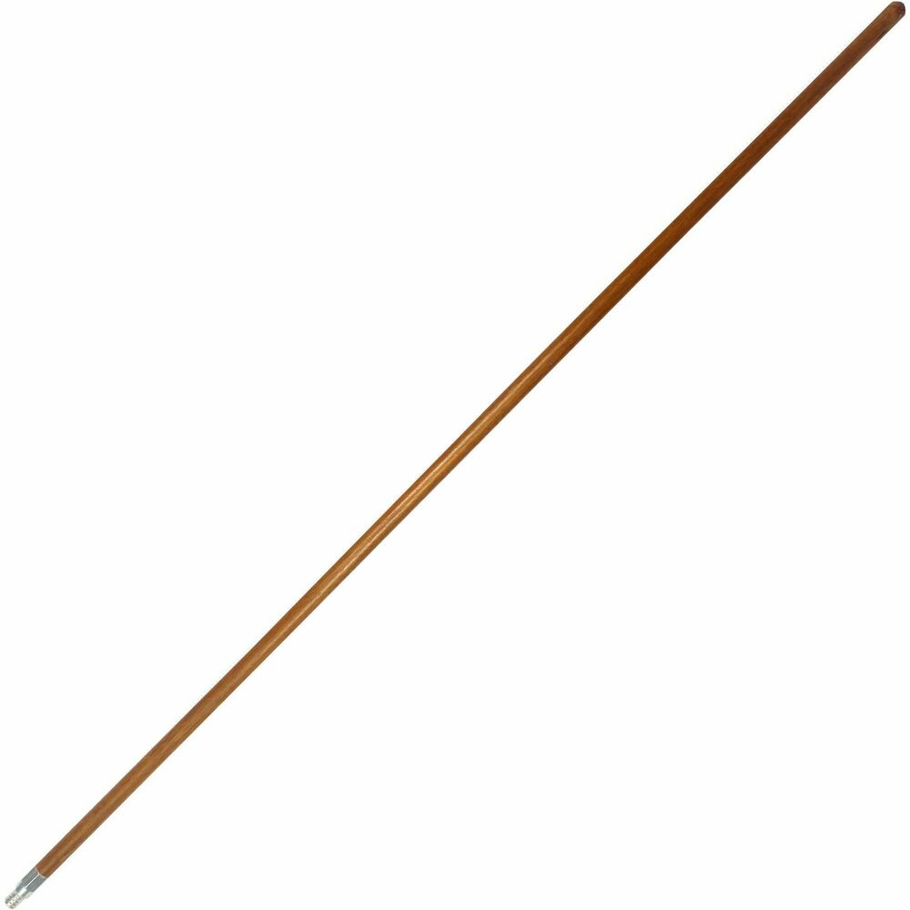 Image of Genuine Joe Floor Brush Metal Tip Handle, Natural