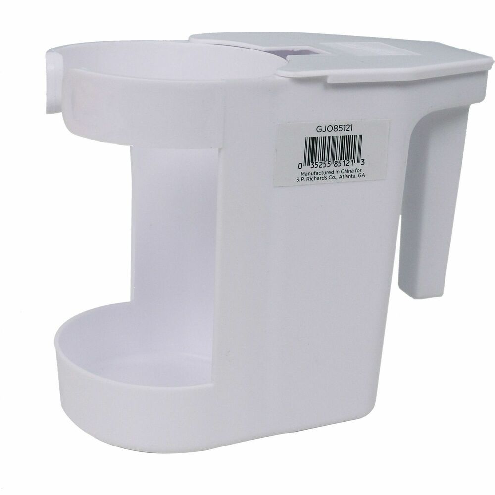 Image of Genuine Joe Toilet Bowl Mop Caddy, White