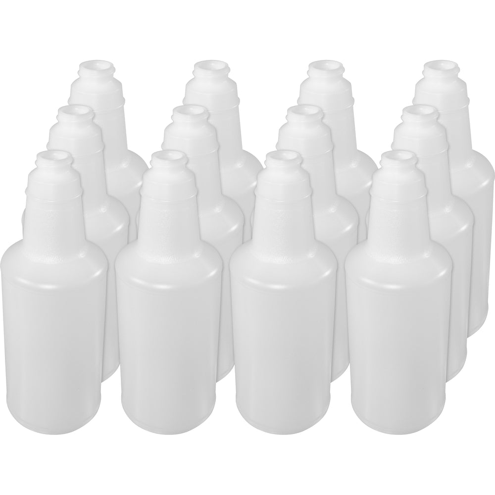 Image of Genuine Joe Bottles, Plastic, 32oz, 12/CT, Translucent