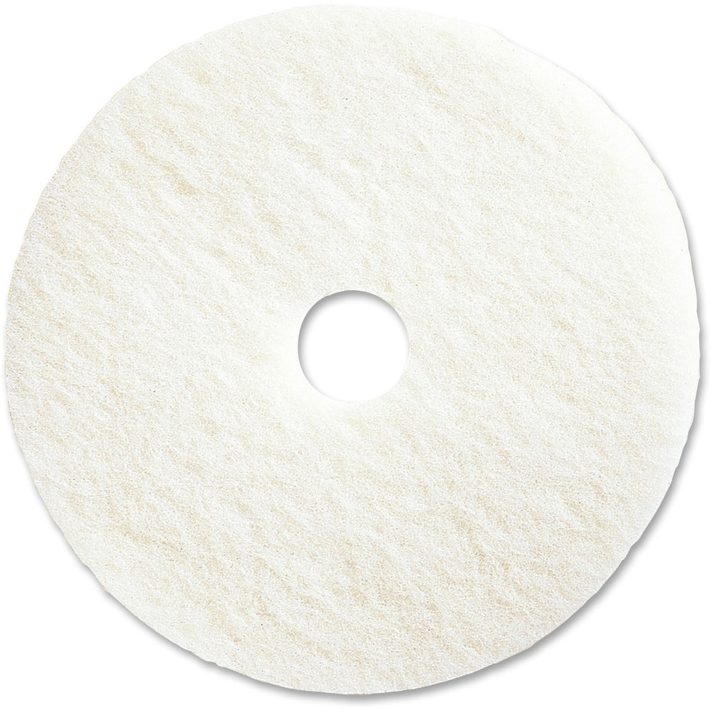 Image of Genuine Joe Floor Pads, Ultra High-Speed, 20", 5/CT, Natural