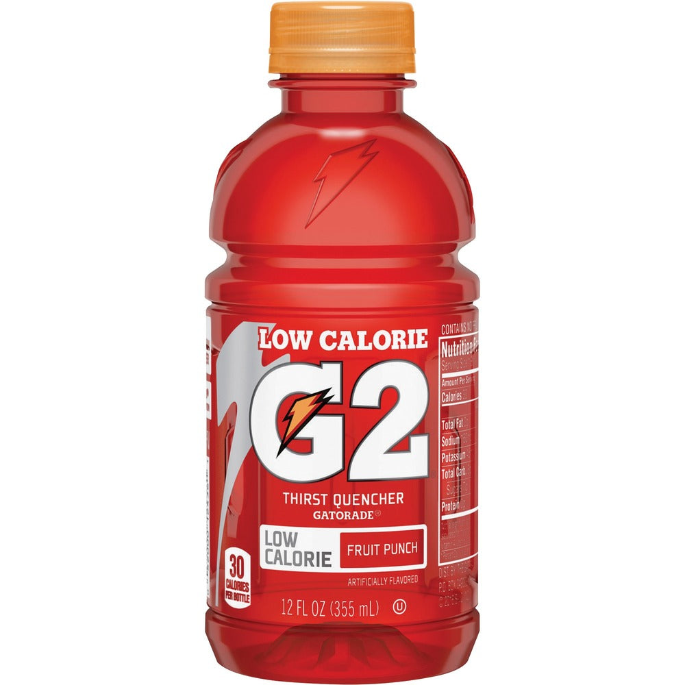Image of Quaker Foods Sports Drink, G2, Low-calorie, Fruit Punch, 12oz, 24/CT, RD