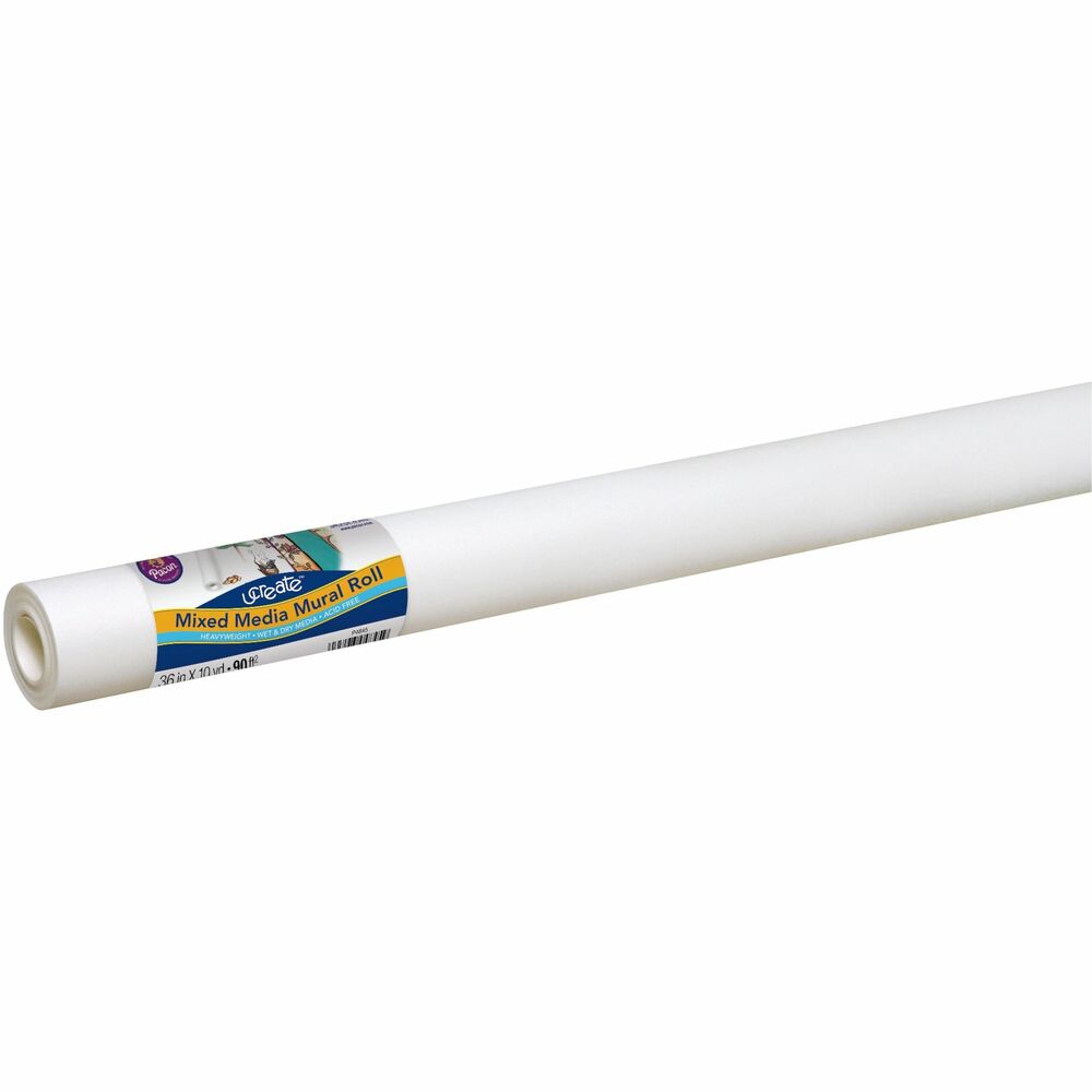 Image of Pacon Multi Media Art Roll, 36"x10yds, 80 lb, 118g/m2, White